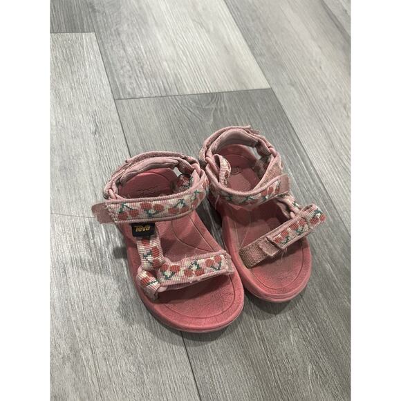 TEVA CHERRIES ROSE BLOOM Baby GIRLS SIZE 5C - Picture 1 of 6